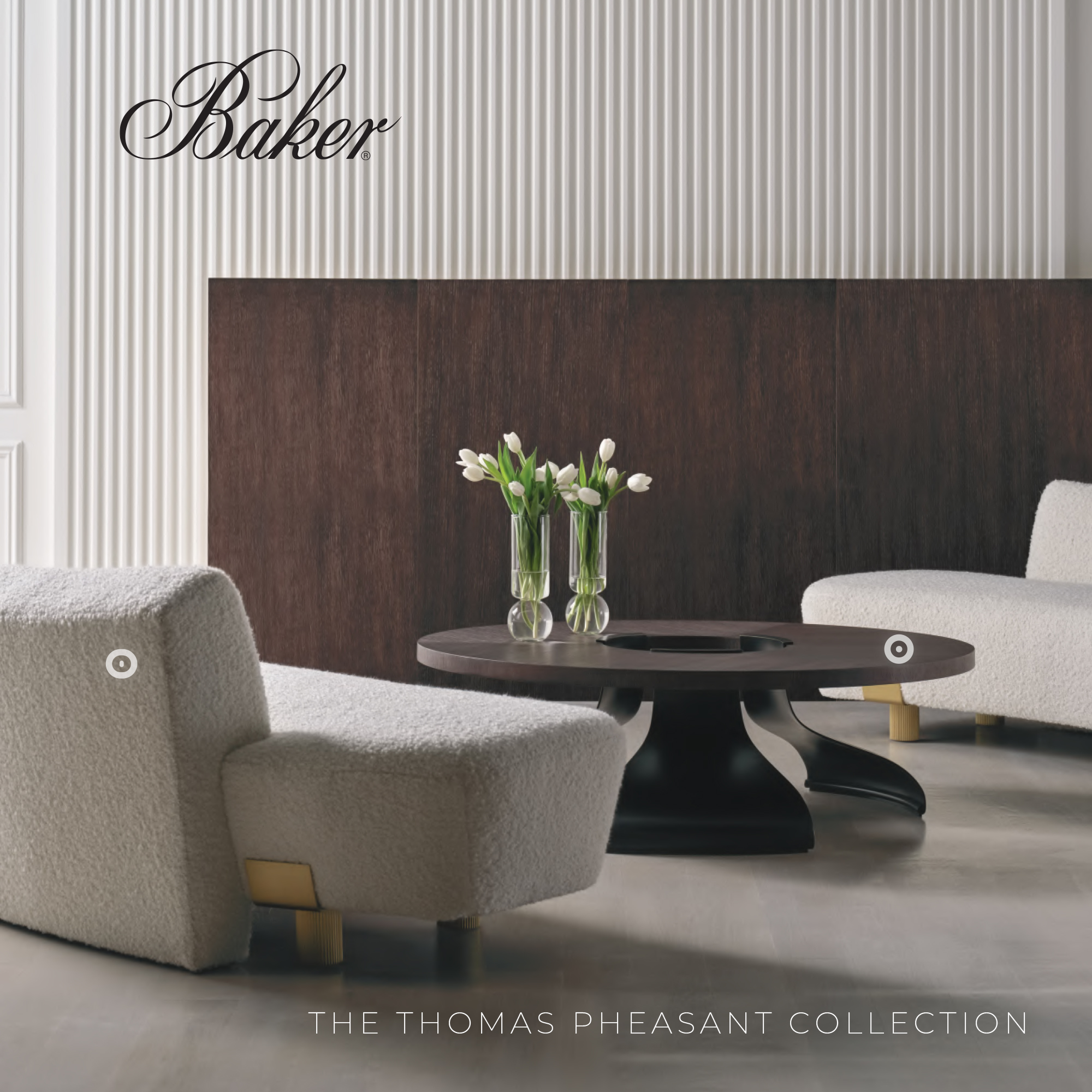 Baker社 Thomas Pheasant ダイニングテーブル ダークブラウン